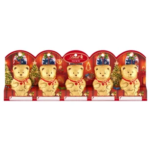 Lindt Misie czekoladowe Teddy Mini 5x10g CZEK1049 - Inne słodycze - miniaturka - grafika 1