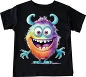Koszulki dla dziewczynek - Dziecięca koszulka z potworem wzór potwór50 - miniaturka - grafika 1