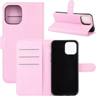 Etui i futerały do telefonów - Etui König Design kompatybilne z etui na telefon Apple iPhone 12 / 12 Pro ze skóry syntetycznej - Etui na telefon różowe - miniaturka - grafika 1