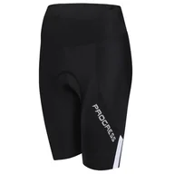 Spodnie sportowe damskie - Damskie spodenki kolarskie Progress Vuelta Shorts Rozmiar: M / Kolor: czarny - miniaturka - grafika 1