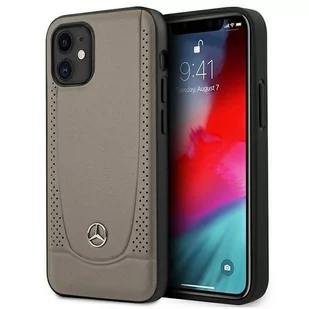 Mercedes MEHCP12SARMBR iPhone 12 mini 5,4" brązowy/brown hardcase Urban Line - Etui i futerały do telefonów - miniaturka - grafika 1