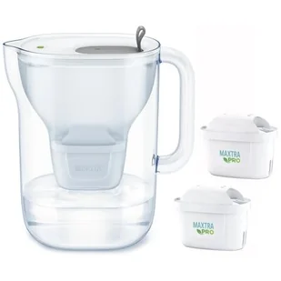 Dzbanek filtrujący BRITA Style XL Szary + 2 wkłady Maxtra Pro Pure Performance - Dzbanki filtrujące - miniaturka - grafika 1