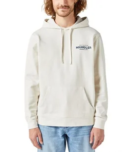 felpa uomo wrangler 112350541 stone - Bluzy męskie - miniaturka - grafika 1