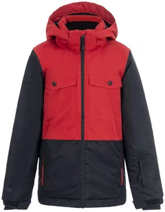 Icepeak Kurtka narciarska "Leeds" w kolorze czerwono-antracytowym - Kurtki i płaszcze dla dziewczynek - miniaturka - grafika 1