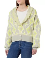 Swetry damskie - aleva Kardigan damski 19029273-AL04, pomarańczowy wielokolorowy, XS/S, pomarańczowy wielokolorowy, XS-S - miniaturka - grafika 1