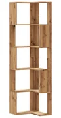 Regały - Pięciopoziomowy regał narożny dąb artisan Z4-E01 - miniaturka - grafika 1