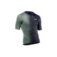 Koszulki rowerowe - Koszulka rowerowa NORTHWAVE BLADE Jersey zielono czarna - miniaturka - grafika 1