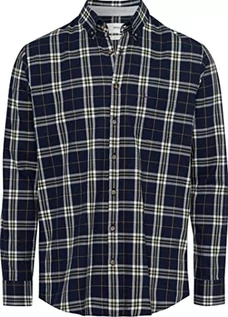Koszule męskie - BRAX Męska koszula w stylu Daniel C Light flanelowa w kratkę, oliwkowa, S - grafika 1