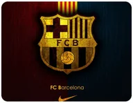 Podkładki pod mysz - PODKŁADKA POD MYSZKĘ FC BARCELONA Z IMIENIEM 23x19CM DO LAPTOPA - miniaturka - grafika 1