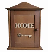 Szafki na klucze - Szafka na klucze HOME jasny brąz - miniaturka - grafika 1