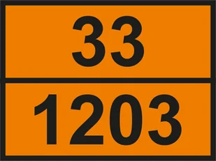 Naklejka ADR 30x40cm odblaskowa - dowolna numeracja - Akcesoria BHP - miniaturka - grafika 1