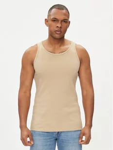 Jack&Jones Tank top Havana 12251771 Beżowy Regular Fit - Koszulki męskie - miniaturka - grafika 1