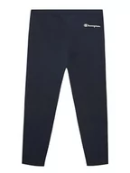 Legginsy - Champion Dziewczęce i dziewczęce Legacy American Classics-małe logo regularne legginsy, granatowe, 3-4 lata - miniaturka - grafika 1