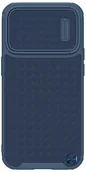Etui i futerały do telefonów - Nillkin Textured S Magnetic Case etui iPhone 14 Pro pokrowiec MagSafe z osłoną na aparat niebieski - miniaturka - grafika 1