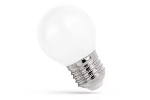 Żarówka kulka E-27, 4W, 230V INLUMI biały/ciepły biały, 4,5x7,2, szkło/metal - Żarówki LED - miniaturka - grafika 1