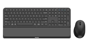Philips 6000 series SPT6607B klawiatura Dołączona myszka RF Wireless + Bluetooth Czarny - Myszki - miniaturka - grafika 1