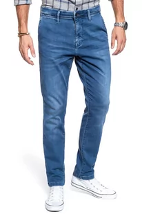 Spodnie Męskie Mustang Realx Chino Denim Blue 1008081 5000 582-W32 L34 - Spodnie męskie - miniaturka - grafika 1