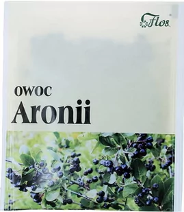 ZAKŁAD KONFEKCJONOWANIA ZIÓŁ "FLOS" ELŻBIETA I JAN Owoc aronii 50g Flos - Suplementy naturalne - miniaturka - grafika 1