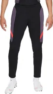 Spodnie sportowe męskie - Nike Spodnie męskie Nike Dri-FIT Academy czarno-fioletowe CT2491 014 S - miniaturka - grafika 1