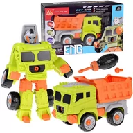 Samoloty i helikoptery - Super pojazd budowlany auto-robot 2w1 Wywrotka ZA4704 B - miniaturka - grafika 1