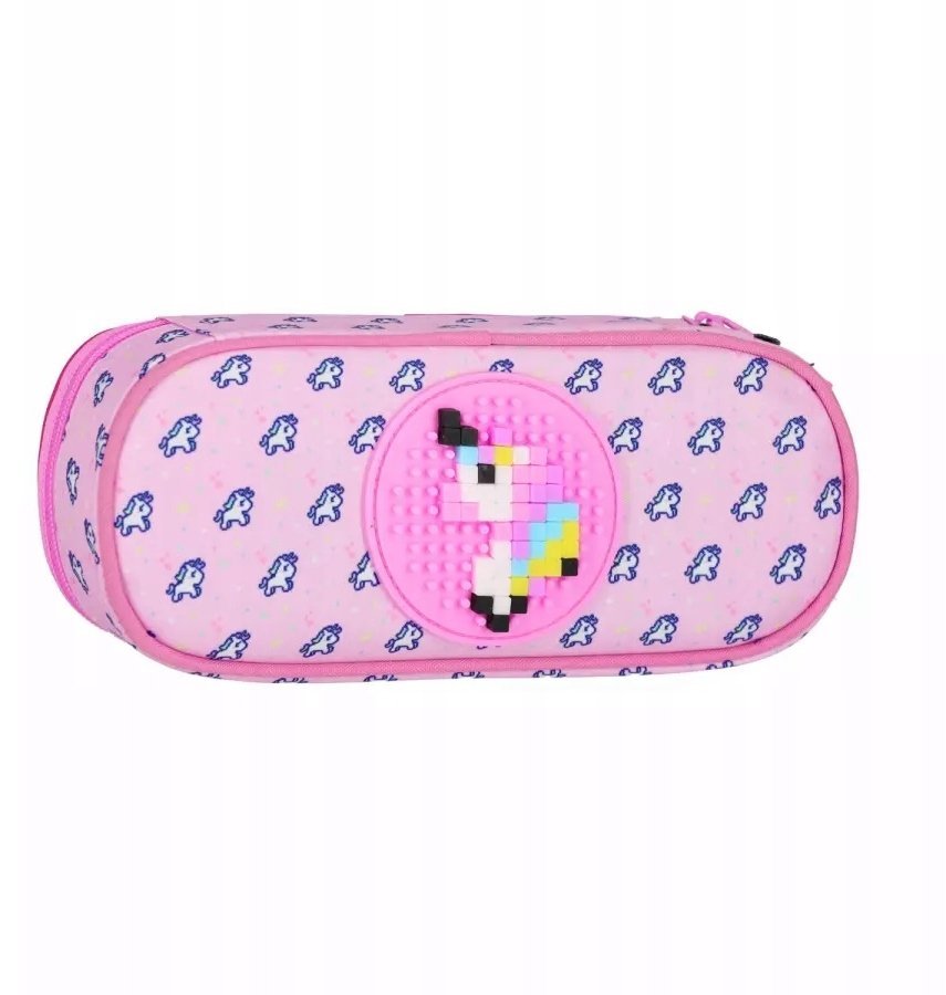 Piórnik Starpak Piórnik Saszetka Pixel Unicorn Stk Pb 12/48