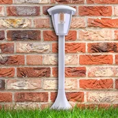 Lampy ogrodowe - Eko-Light Lampa ogrodowa stojąca FOX WHITE1xE27 Duża EKO3520 - miniaturka - grafika 1