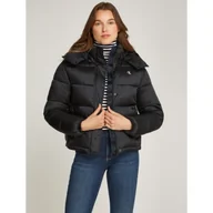 Kurtki damskie - CALVIN KLEIN JEANS Satynowa kurtka | Regular Fit - miniaturka - grafika 1