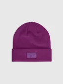 Czapki męskie - 4F Czapka beanie uniseks - różowa Uniwersalny - miniaturka - grafika 1