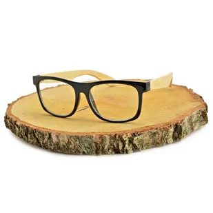 Okulary Nerdy Korekcyjne z Antyrefleksem Flex Zerówki POL-BLF-852K1 - Okulary korekcyjne, oprawki, szkła - miniaturka - grafika 1
