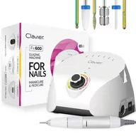 Frezarki do paznokci - Clavier, Frezarka do manicure FX 600 65W 35000 obr., biała - miniaturka - grafika 1