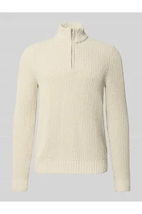 Bluza o kroju regular fit z kołnierzem i krótkim zamkiem błyskawicznym model JOIN - Only & Sons - Bluzy męskie - miniaturka - grafika 1