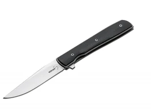 Böker Urban dla dorosłych Trapper Petite G10 scyzoryk, czarna, standardowe 01BO782 - Noże - miniaturka - grafika 1