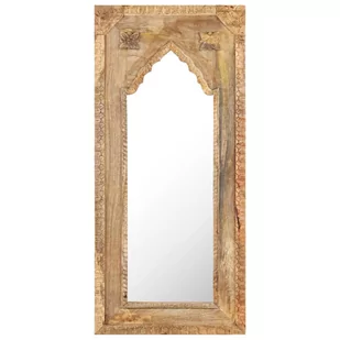 vidaXL Lumarko Lustro w ramie z litego drewna mango, 50x3x110 cm! 321650 - Lustra - miniaturka - grafika 1