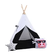 Namioty i tipi dla dzieci - Namiot tipi dla dzieci, bawełna, piksel, biała mewa - miniaturka - grafika 1