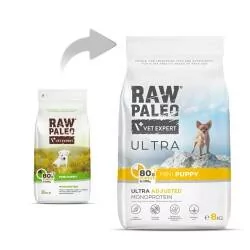 Vetexpert Raw Paleo Ultra Turkey Puppy Mini 8kg - Sucha karma dla psów - miniaturka - grafika 2