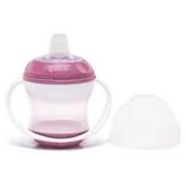Kubki dla dzieci - Thermobaby Kubek niekapek różowy 180 ml - miniaturka - grafika 1