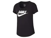 Gadżety dla kibiców - Nike G NK Dry Tee Dfc Scoop Dance t-shirt dziewczęcy, m (AR5102) - miniaturka - grafika 1