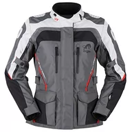 Odzież motocyklowa - Furygan Damska kurtka Apalaches, Czarno-szaro-czerwony, M - miniaturka - grafika 1