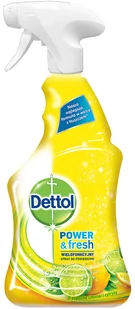 Spray Dettol Power & Fresh wielofunkcyjny do powierzchni Limonka & Cytryna 500ml - Środki do kuchni i łazienki - miniaturka - grafika 1