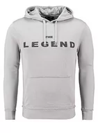 Bluzy męskie - KEYLARGO Męska bluza z kapturem Legend Hoody, Srebrny (1107), XL - miniaturka - grafika 1