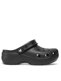 Crocs Klapki Classic Platform Clog 206750 Czarny - Klapki i japonki damskie - miniaturka - grafika 1