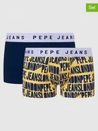 Majtki męskie - Pepe Jeans Bokserki (2 pary) w kolorze granatowo-żółtym - miniaturka - grafika 1