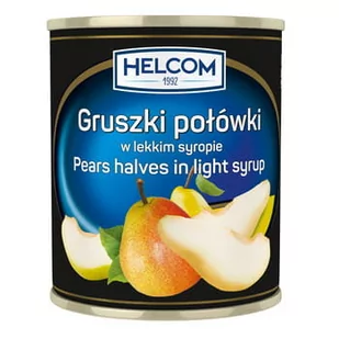 Helcom Gruszki połówki w syropie - Owoce w puszkach i słoikach - miniaturka - grafika 1
