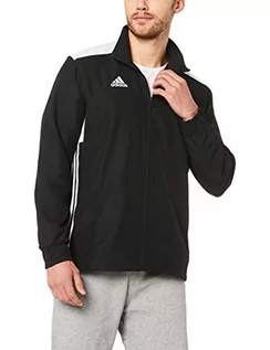 Kurtki męskie - adidas męska kurtka sportowa Regi18 Pre Jkt czarny/biały XL - grafika 1