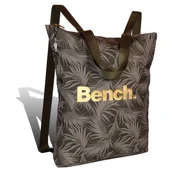 Plecaki - Bench zielony kolorowy plecak nylonowy plecak miejski oliwkowy zielony plecak damski 30x40x13 plecak damski D2ORI303C - miniaturka - grafika 1