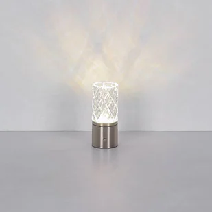 Globo Lampa stołowa LED Lunki, kolor nikiel, wysokość 19 cm, CCT - Lampy stojące - miniaturka - grafika 1
