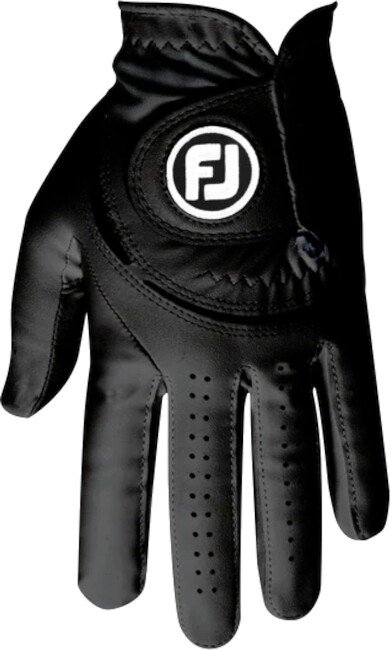Rękawiczki golfowe Footjoy WeatherSof Mens Black Lewa ręka, L