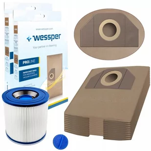 Zestaw Worki Do Odkurzacza Wessper Proline Karcher Wd3.200 Mv3, 10 Szt. + Filtr - Worki do odkurzaczy - miniaturka - grafika 1