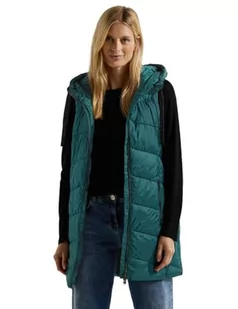 Cecil Damska kamizelka pikowana B220186, długa, Night Forest Green, S, Night Forest Green, S - Kamizelki damskie - miniaturka - grafika 1