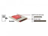 Kontrolery - Konwerter IDE 44pin - mSATA 2.5" DELOCK - miniaturka - grafika 1